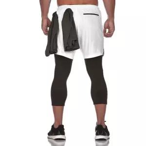 [하프클럽/]투인원팬츠 수건걸이 트레이닝팬츠 레깅스 반바지