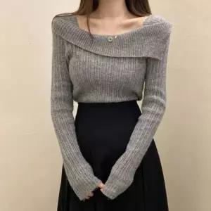 여성겨울니트 앙고라니트 골지니트 여자크롭니트 롱니트 슬림핏 패턴 크롭니트