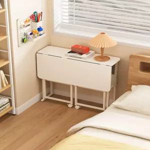 이동형 접이식 책상 사이드테이블 데스크 탁자 바퀴 협탁