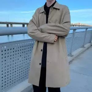 [프로셀러] 남자 트렌치 롱 코트 외투 가을 자켓 잠바 2컬러