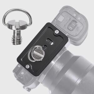 호환 10/5/1pcs 스레드 D-링 스틸 카메라 고정 나사 삼각대 모노 포드 플레이트용 퀵 릴리스 장착