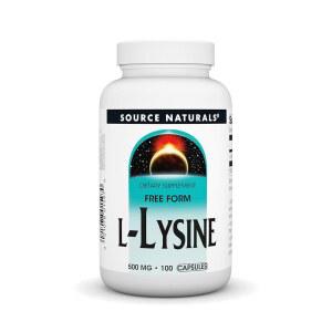 출처 천연 L 라이신 프리 폼 노산 보충제 에너지 형성 및 콜라겐 지원 100 캡슐