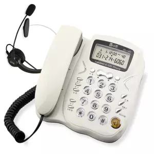 알티폰160 국산 헤드셋 겸용 CID 유선 전화기/전화/가게/일반/가정/옛날/고급/노인/다기능/다용도/전기