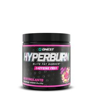 ONEST 하이퍼번 파우더 카페인 프리 u2013 153g 30인분 향상된 에너지 부스트 및 성능 지원 보충제 스포츠