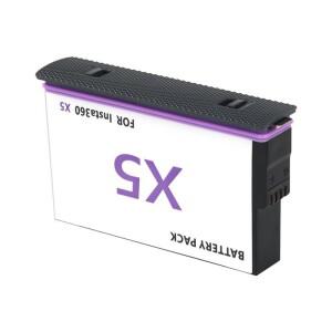 호환 2800mAh Insta 360 X5 리튬 이온 배터리 팩 + 충전식 액세서리용 듀얼 슬롯 고속 케이스
