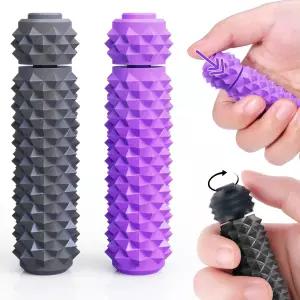 피젯 장난감 어른들의 자극 스파이키 스피너와 버튼 클릭기로 진정 효과를 주는 - 자폐증을 위한 스트레스