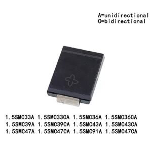 호환 10PCS 1.5SMC33A 36A SMT TVS 과도 다이오드 단일 양방향