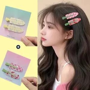 [하프클럽/셀러허브_여성트랜드패션]집게핀 헤어 앞머리핀 핀컬핀 체리 리