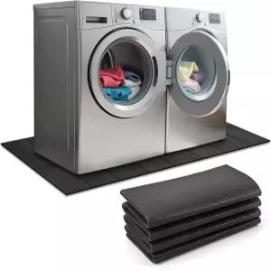 세탁기 매트 아래에 두꺼운 두께 63인치 L x 29.5인치 W 충격 흡수 소음 감소 논슬립 접이식 바닥 냉장고