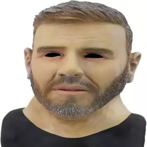 헨규토이마스크 라텍스 휴먼 페이스 마스크 스트롱 맨 파티 코스튬 코스프레 할로윈 참신함