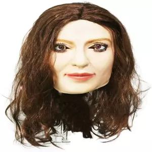 여성 풀 헤드 휴먼 라텍스 마스크 레이디 할로윈 코스튬 얼굴 크로스드레싱 시시 코스프레 파티 멋진