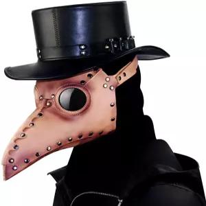 두두타 PU 가죽 전염병 닥터 마스크 할로윈 코스튬 버드 데스