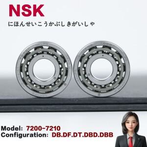 NSK 호환호환베어링 ABEC-9 7200 CTYNSULP4 DBL DT DF 스핀들 한 쌍
