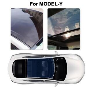 [호환품]테슬라 호환 모델 Y -2024 프리컷 차량용 햇빛 차단 방폭 UV PPF 선루프 윈도우 필름 단열 TPU