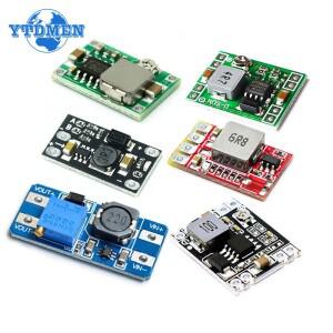 미니 소형 호환 360 dc 컨버터 스텝 다운 모듈 MP1584EN 3A 조절식 3.3V 5V 9V 12V 슈퍼 LM2596 MT3608 부