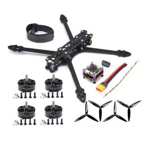 Mark4 7 인치 295mm 탄소 섬유 프레임 F4 F405 비행 제어 60A ESC 2807 1300KV 모터 7040 FPV 장거리 용 프