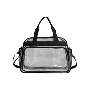 다용도 검은 야구장 야구직관가방 PVC 투명 스포츠 숄더백 블랙 방수