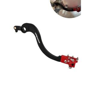 JFG 레이싱 더트 바이크 리어 브레이크 풋 페달, CRF250R 2004-2024 /CRF450R 2005-2024 /CRF450RX 2017-2024 /CRF250RX 2019-2024-레드용 CNC 모터사이클 레버