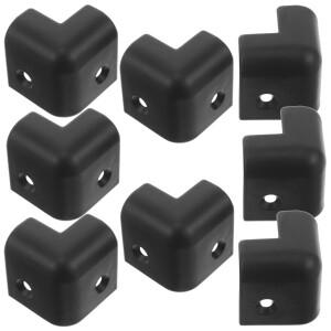 8Pcs 기타 스피커 코너 프로텍터 앰프 용 플라스틱 가드  설치 세트 뮤지컬