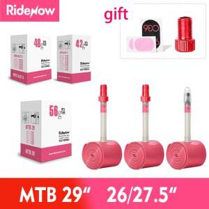 RideNow 초경량 자전거 내부 튜브 MTB 26 27.5 Schrader 밸브 어댑터 29 인치 슈퍼 라이트 45mm Presta