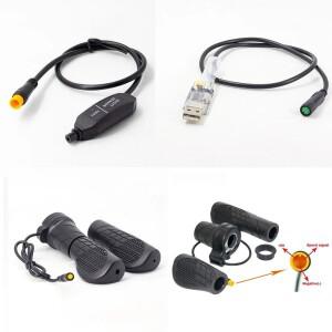 바팡 부품 전기자전거 기어 변속 센서 및 트위스트 스로틀 (BBS 호환HD BBS 호환02 BBS 호환01 모터용) 또