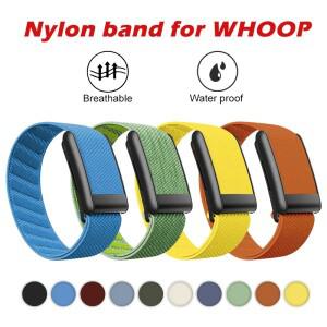 [호환품]Whoop 5.0/MG 호환용 신축성 밴드 4.0 웨어러블 건강 짐용 조절 가능 스포츠 컴포트 나일론 탄성