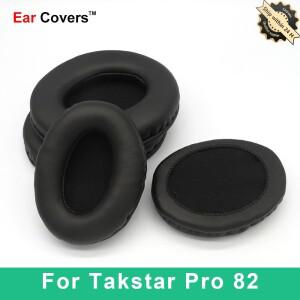 [호환품]Takstar Pro82 82 헤드폰 이어 패드 교체 용 헤드셋 PU 가죽 스폰지 폼