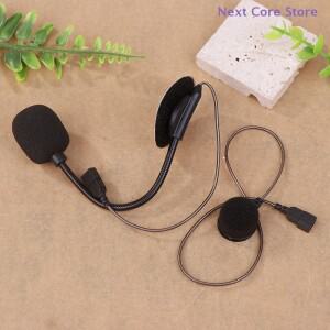 카르도 프리컴/스피릿 바이크 오토바이 헬멧 블루투스 인터콤용 소프트 와이어 마이크 하드 및 3.5mm 스피