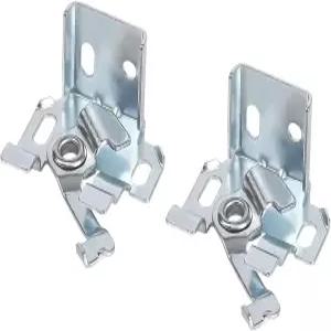 6PCS 베네치아 블라인드 회전 브래킷 - 로만 고정 1(25mm) 상단 헤드레일용 스파이더 마운팅 프레임 버클
