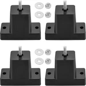 MAOPINER 4팩 고무 진동 차단기 장착 브래킷 실외 미니 분리형 에어컨 콘덴서용 방진