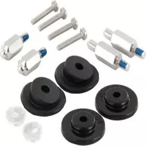 펜싱 리시버 목걸이용 펫세이프 액세서리 키트 - 인그라운드 및 무선 반려견 교체 부품 접점 클리어 캡