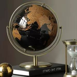 지구본 장사무실 TV 조명 회사 와인 캐비닛