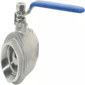 304 스테인리스 스틸 여성 NPT 볼 밸브 1-1/2인치 표준 전체 포트 수성 오일 가스 비닐 손잡이 WOG1000