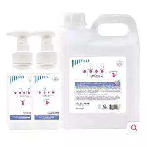 이공베이비파우더향4L+500mlx2대용량리필거품형물비누 손세정제 거품비누