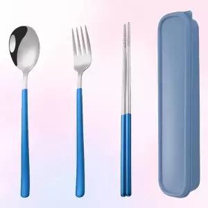 휴대용 수저보관함 방수 케이스 직장인 도시락 파우치 (WFKBF8T)