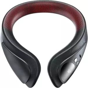 조드노 휴대용 넥 워머 충전식 부드러운 가죽 무선 히터 랩 그래핀 온열 스카프 12가지 열 레벨 손 전기