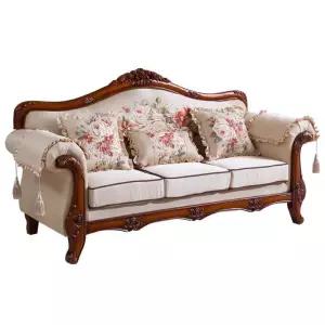 엔틱 소파 거실 카페 원목 빈티지 인테리어 쿠션