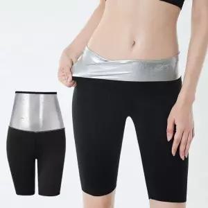 하이웨스트 복부 땀복 5부 레깅스 (WFKBQJH)