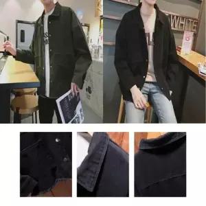 남자 야상 셔츠 자켓 간절기 남방 아우터 사파리 WB37665