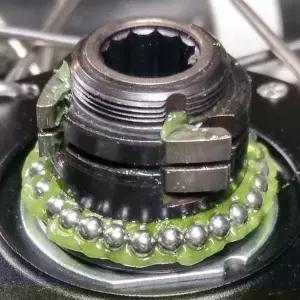 자전거구리스 윤활유 자전거 윤활 그리스 투명 녹색 꽃 드럼 베어링 유지 보수 내마모성 방수 버터