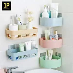욕실 선반 부착형 수납장 공간절약 정리함 다용도 수납 (WFKBDE9)