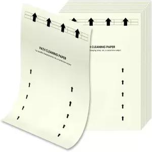 및 잉크젯 프린터용 10개의 PCS 프린터 클리닝 시트 복사기 팩스 롤러 범용 용지 먼지 이물질 제거