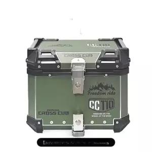 모터사이클 짐받이 거치대 수납가능 탑박스 사이드박스 브라켓 탄소강 45L 그린 110