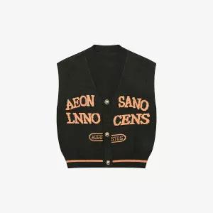 [롯데백화점]베스띠벨리 V넥루즈핏레터링베스트BLVCX2944