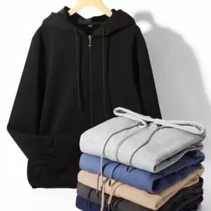 고품질 남성 여성 커플 오버핏 후드집업 가을 긴팔 후드티 후드집업 (WFKBOR9)