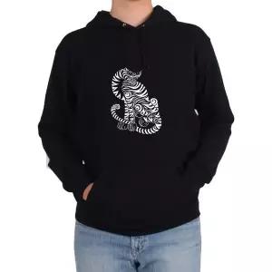 기모후드티 호랑이 민속그림 산신그림 전색상 사이즈 (WFKBA6I)