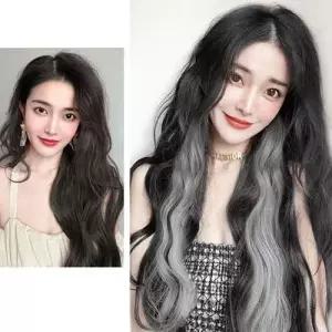 웨이브 포인트 컬러 헤어피스 붙임머리 221025 WB1983F