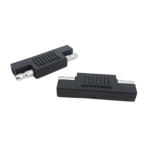 솔라 패널 SAE 수 헤드 극성 리버스 어댑터 커넥터 배터리 전원 충전기 빠른 연결 해제 케이블 j17 12 V 24