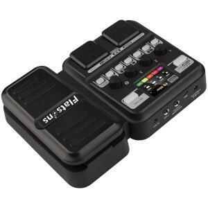 플랫슨 KMF-1 멀티 이펙트 기타 페달, 18암페어/캡 일렉트릭 이펙트, 59이펙트, 42드럼 리듬, 루퍼, 오디오 보조 입력 - 실내/외 연습 성능을 위한 배터리 설치 가능