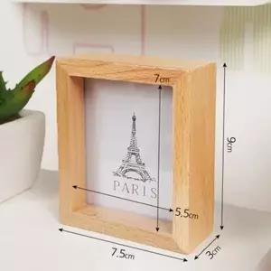 거실 탁자 애인 가족 원목 심플 미니 액자 5.5x7 (KYR-W5581AD)